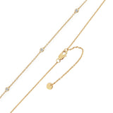 Kette mit Anhänger Sterling Silber gelbgold Topas weiß