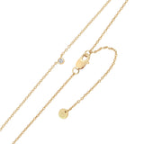 Kette mit Anhänger Sterling Silber gelbgold Topas weiß