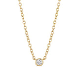 Kette mit Anhänger Sterling Silber gelbgold Topas weiß