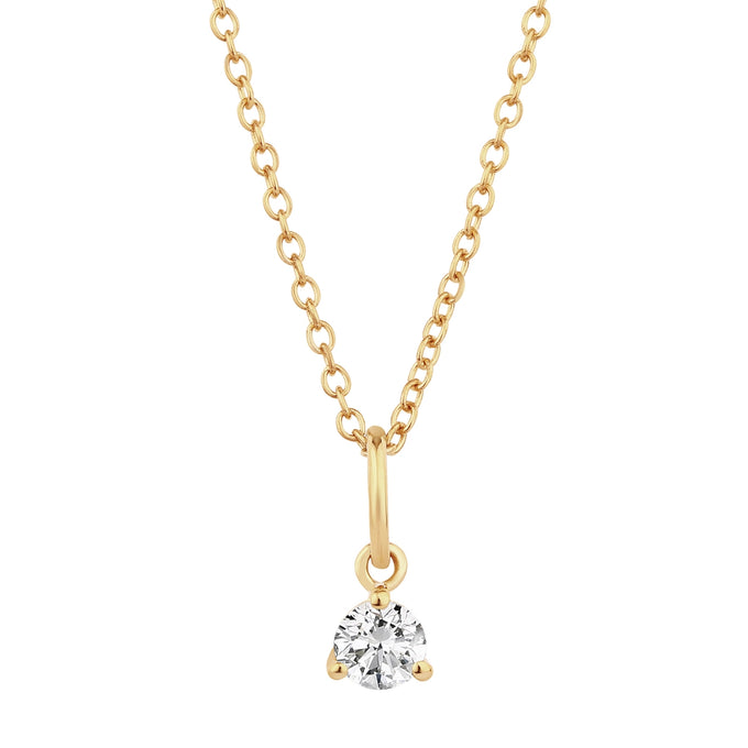 Kette mit Anhänger Sterling Silber gelbgold Topasweiß