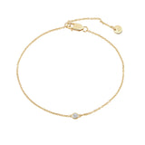 Armband Sterling Silber gelbgold Topas weiß