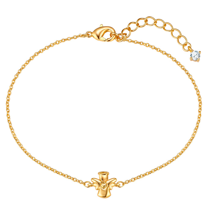 Armband gelbgold Zirkonia weiß