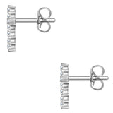 Ohrstecker Zirkonia weiß