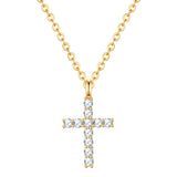 Kette mit Anhänger gelbgold Zirkonia weiß