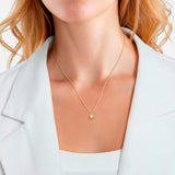Kette mit Anhänger gelbgold Zirkonia weiß