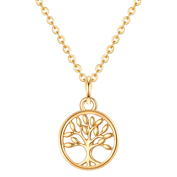 Kette mit Anhänger gelbgold Zirkonia weiß