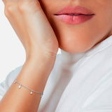 Armband Sterling Silber Zirkonia weiß
