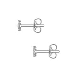 Ohrstecker Sterling Silber Zirkonia weiß
