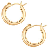 Creolen Sterling Silber gelbgold