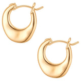 Creolen Sterling Silber gelbgold