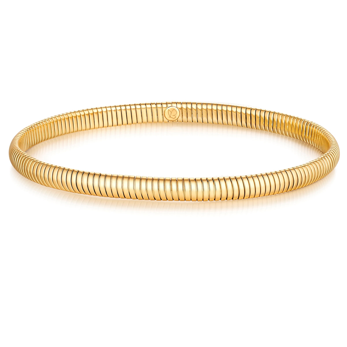 Armreif Edelstahl gelbgold