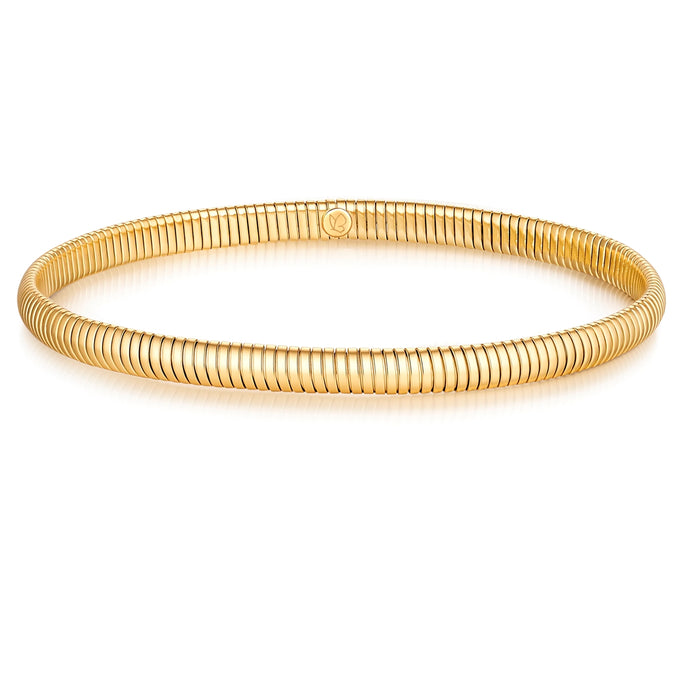 Armreif Edelstahl gelbgold