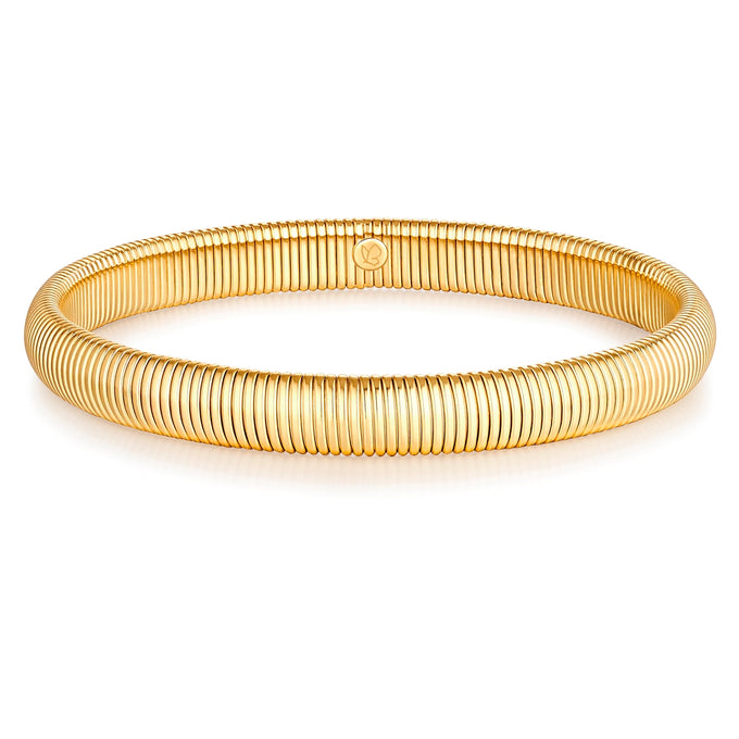 Armreif Edelstahl gelbgold