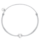 Armband Sterling Silber Textil (silber)
