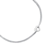 Armband Sterling Silber Textil (silber)