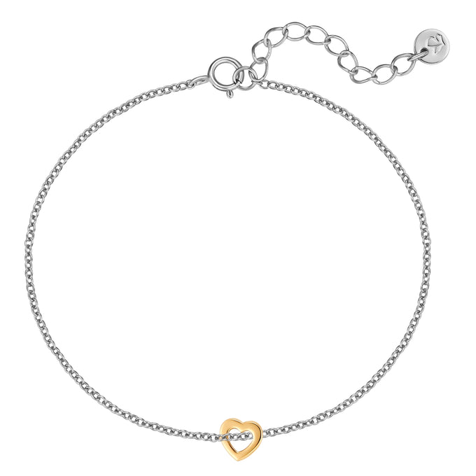 Armband Sterling Silber bicolor