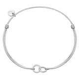 Armband Sterling Silber Textil (silber)