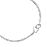 Armband Sterling Silber Textil (silber)