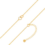 Kette mit Anhänger Sterling Silber gelbgold