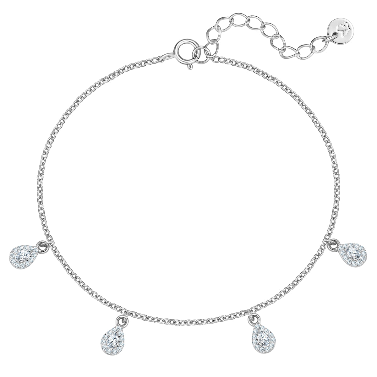 Armband Sterling Silber Zirkonia weiß