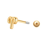 Piercing Sterling Silber gelbgold