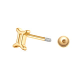 Piercing Sterling Silber gelbgold