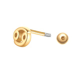 Piercing Sterling Silber gelbgold