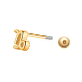 Piercing Sterling Silber gelbgold