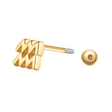 Piercing Sterling Silber gelbgold