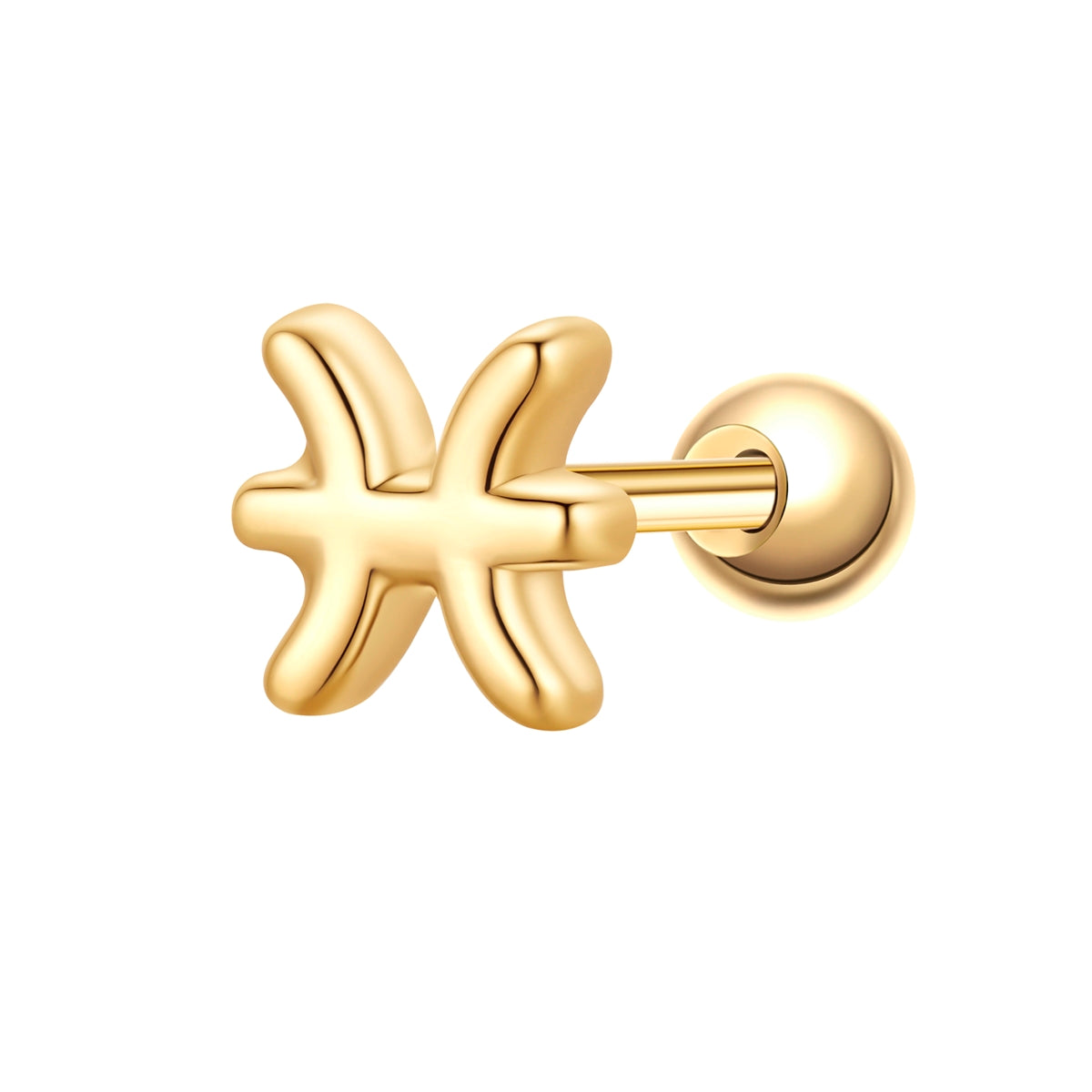 Piercing Sterling Silber gelbgold