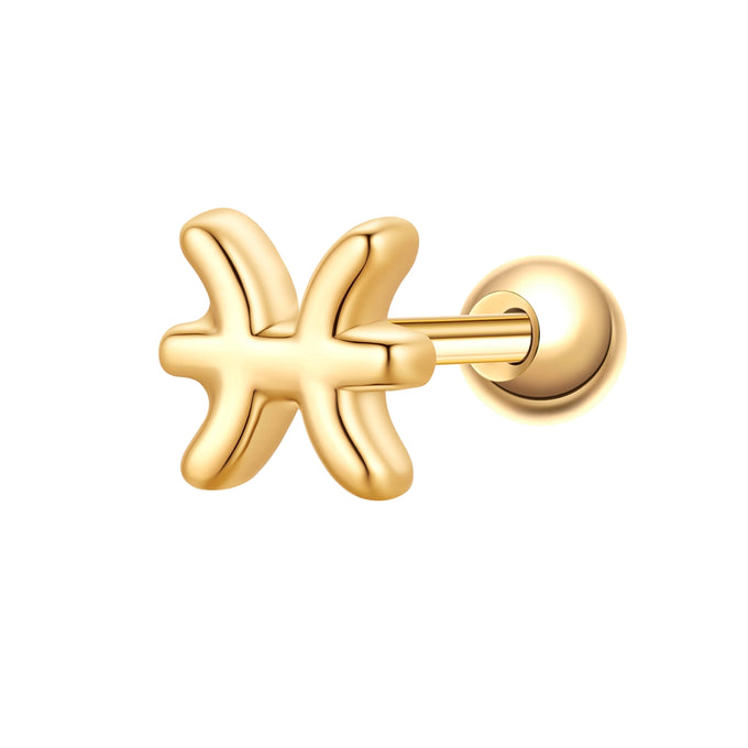 Piercing Sterling Silber gelbgold