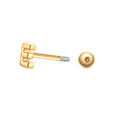 Piercing Sterling Silber gelbgold