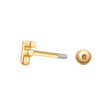 Piercing Sterling Silber gelbgold