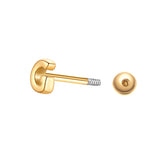 Piercing Sterling Silber gelbgold
