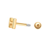 Piercing Sterling Silber gelbgold
