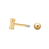 Piercing Sterling Silber gelbgold