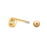 Piercing Sterling Silber gelbgold
