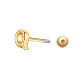 Piercing Sterling Silber gelbgold