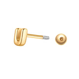 Piercing Sterling Silber gelbgold