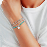 Armband Naturstein türkis