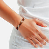 Armband gelbgold Naturstein tigerauge