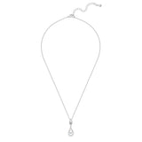 Kette mit Anhänger Glasperle weiß