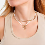 Kette mit Anhänger gelbgold