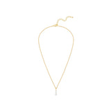 Kette mit Anhänger gelbgold Zirkonia weiß