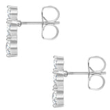 Ohrstecker Zirkonia weiß
