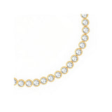 Armband gelbgold Zirkonia weiß