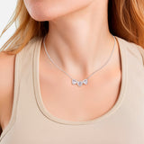 Kette mit Anhänger Zirkonia weiß