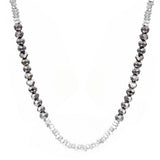 Kette Glas grau