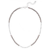 Kette Glas grau