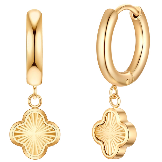 Creolen Edelstahl gelbgold